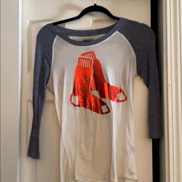 PINK Victoria's Secret Tops - Victoria secrets pink extra small Red Sox top